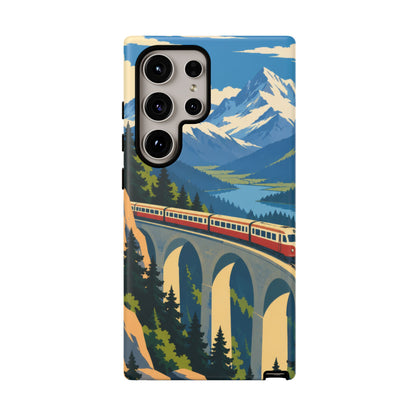 Travel by Train — Alpine Express Samsung Galaxy Tough Case | train travel