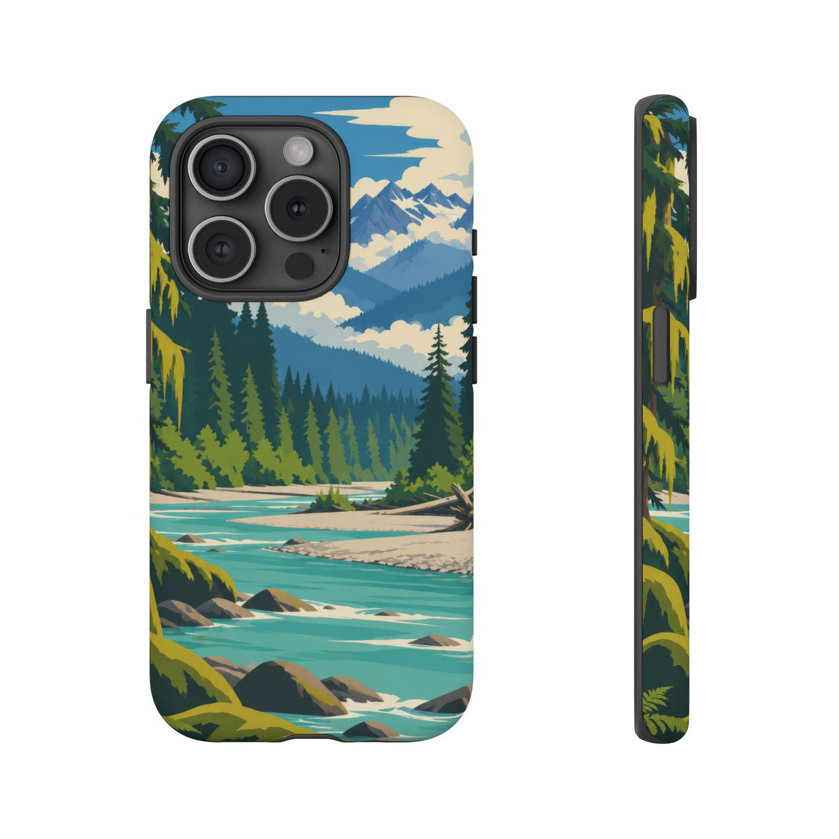 Hoh Rain Forest — Rivergreen iPhone Tough Case