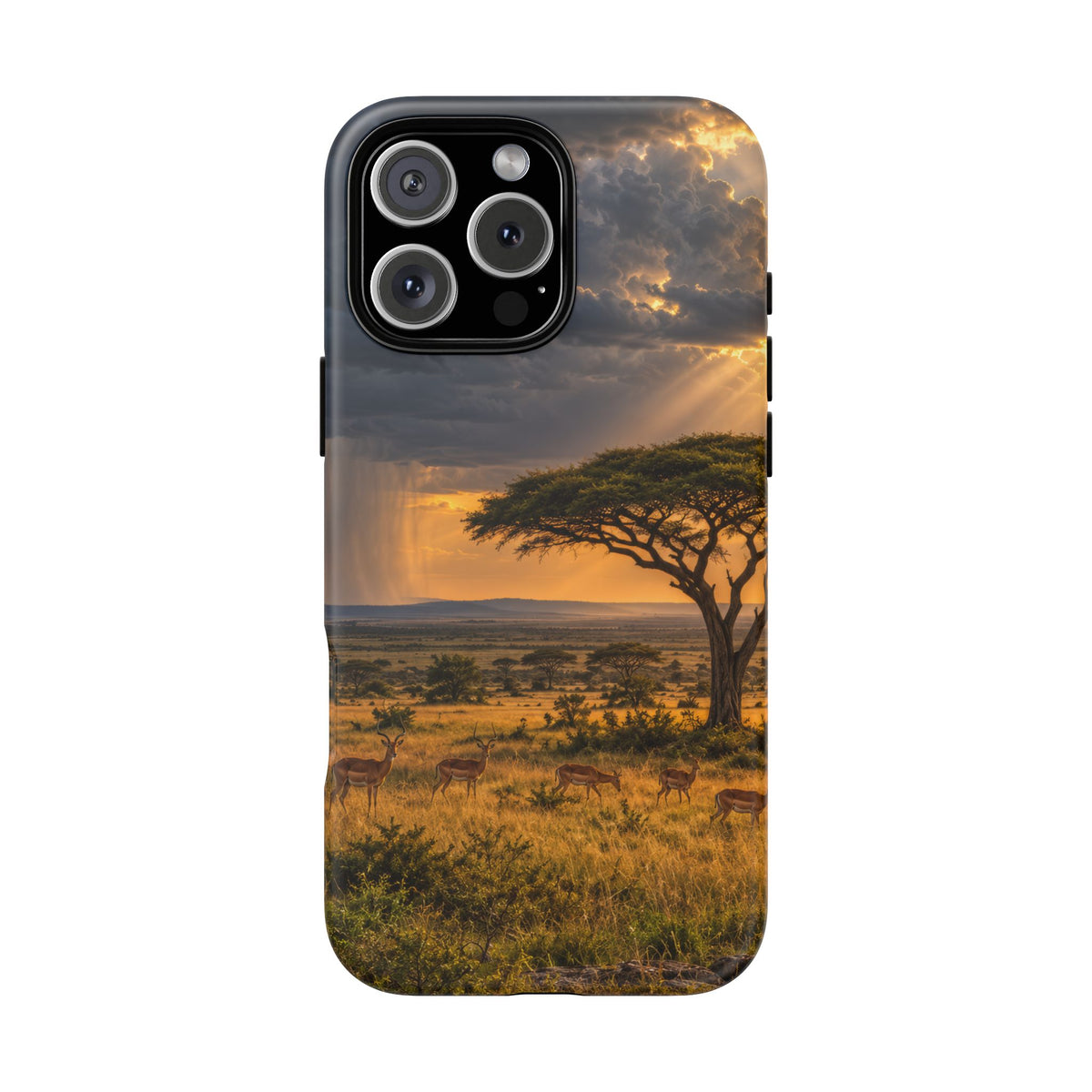 Stormlight on the Mara iPhone Tough Case | african storm