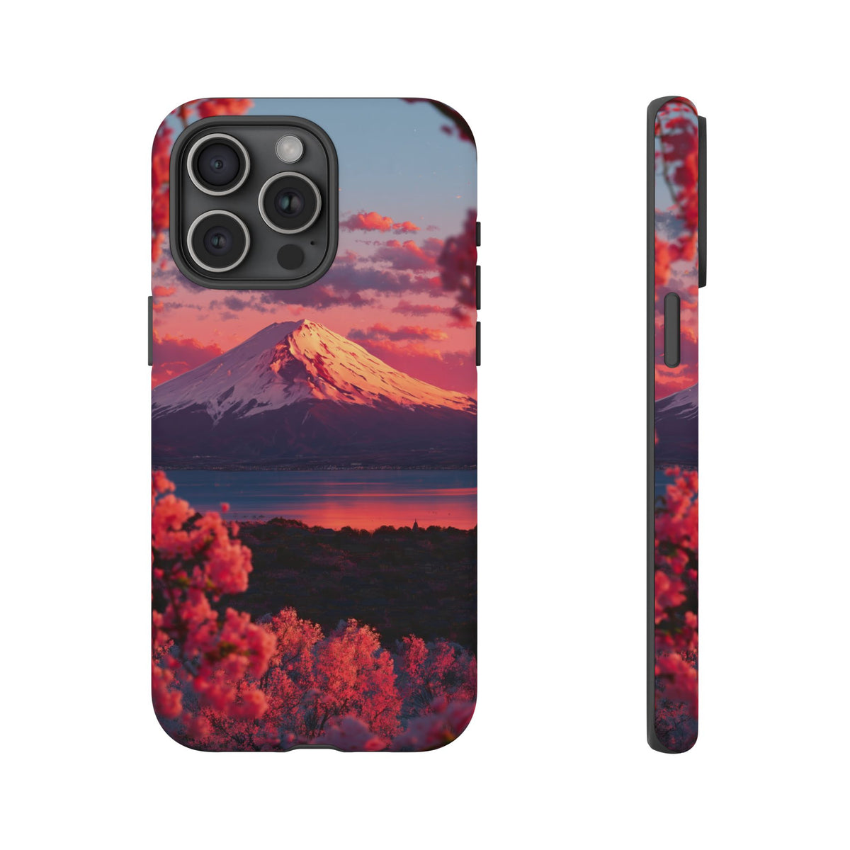 Fuji Rose Horizon iPhone Tough Phone Case
