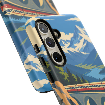 Travel by Train — Alpine Express Samsung Galaxy Tough Case | train travel