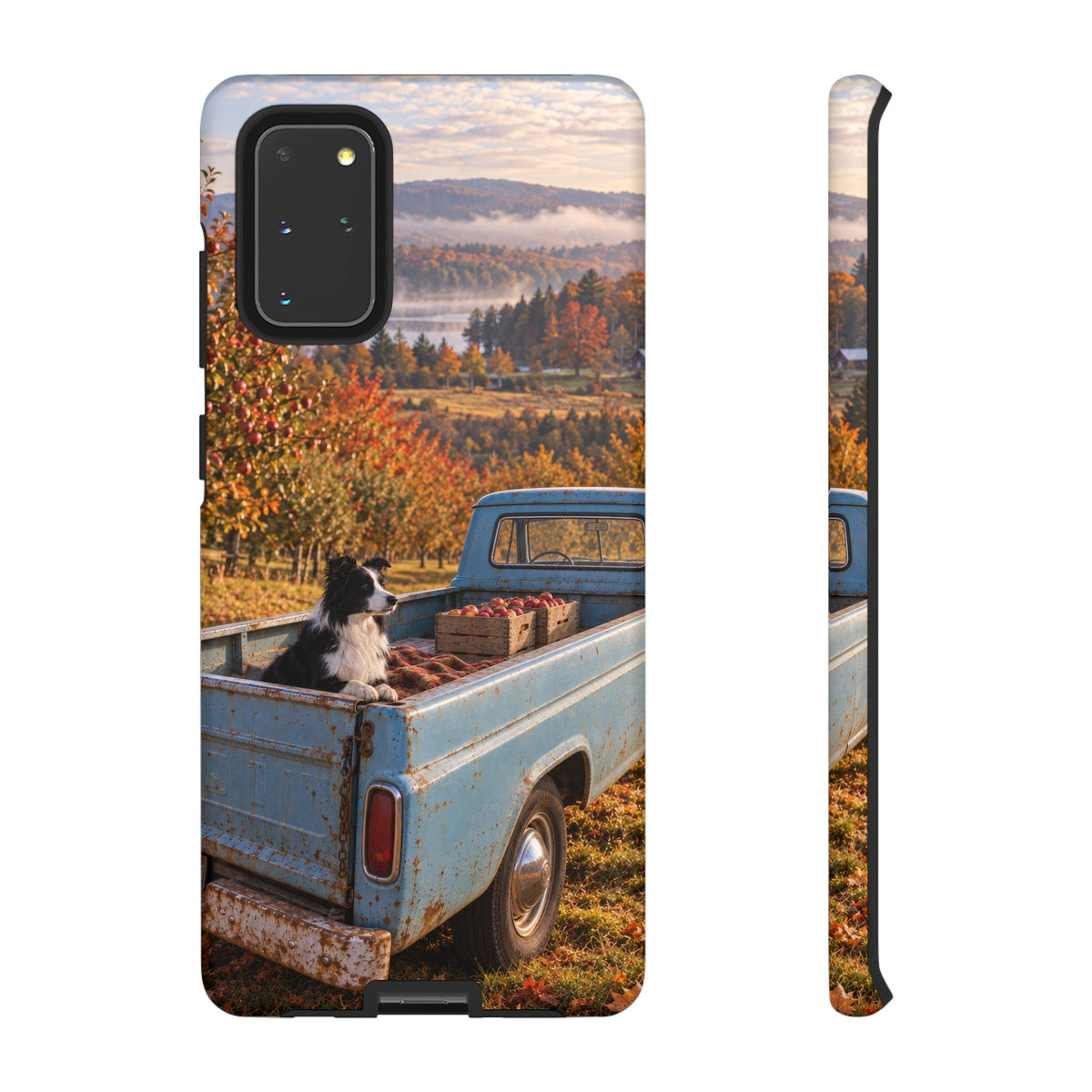 Blue Truck October Samsung Galaxy Tough Case | border collie