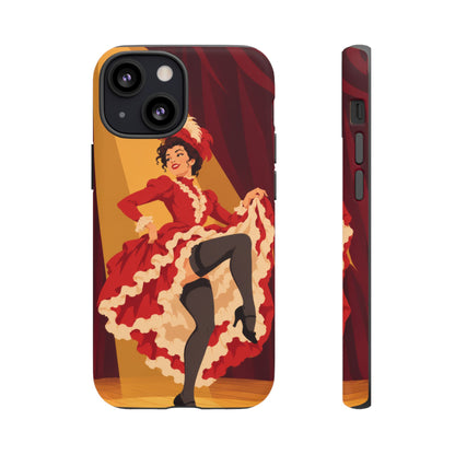 Moulin Rouge Dancer — Crimson Cabaret iPhone Tough Case | cabaret dancer