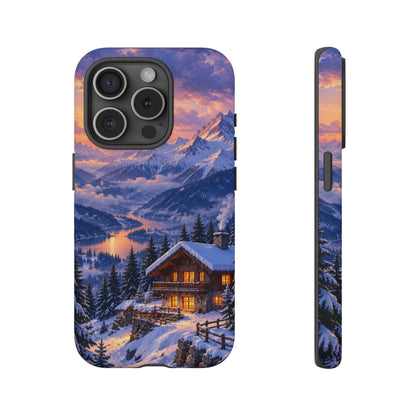 Alpine Hearth iPhone Tough Case | winter cabin