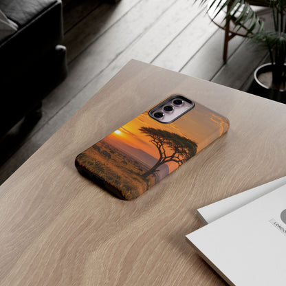 Amber Acacia Samsung Galaxy Tough Case | african sunset
