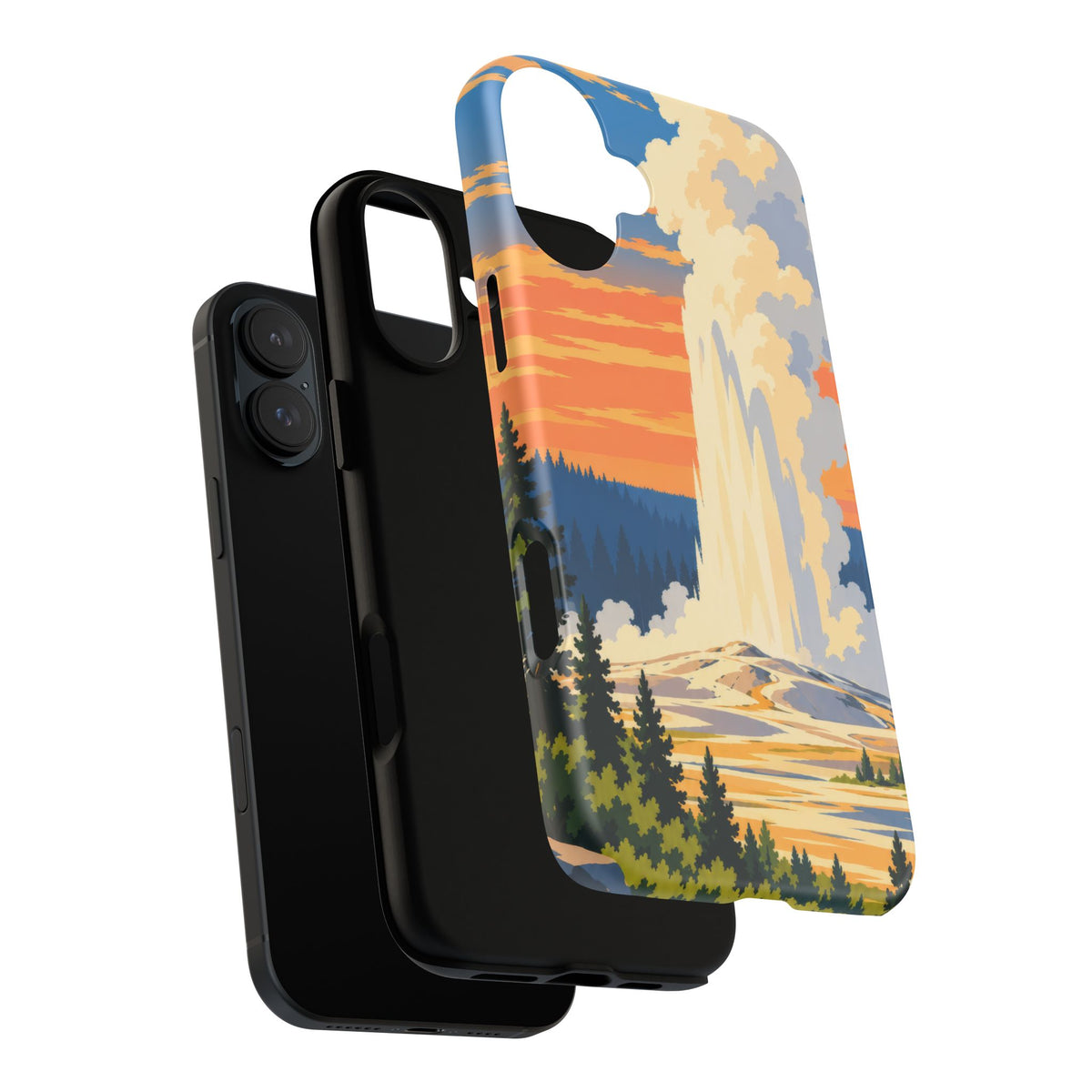 Yellowstone — Geyser Dawn iPhone Tough Case
