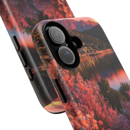 Alpine Bloom Lake iPhone Tough Phone Case