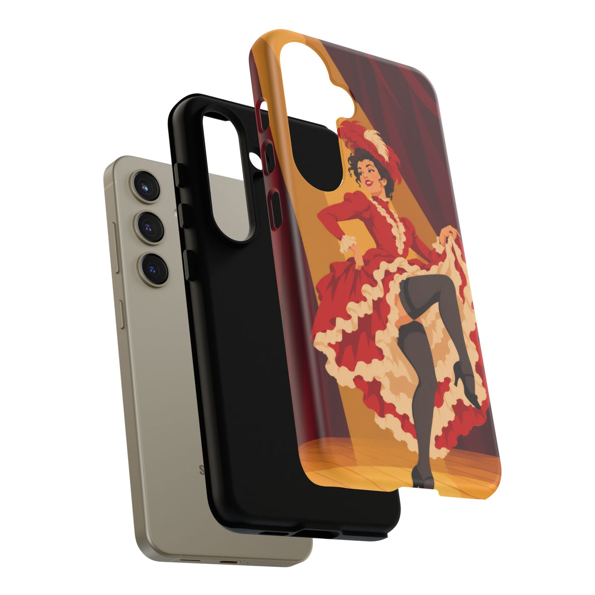 Moulin Rouge Dancer — Crimson Cabaret Samsung Galaxy Tough Case | cabaret dancer