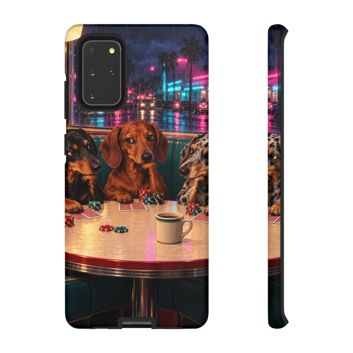 All-Night Aces Samsung Galaxy Tough Case | dachshund poker
