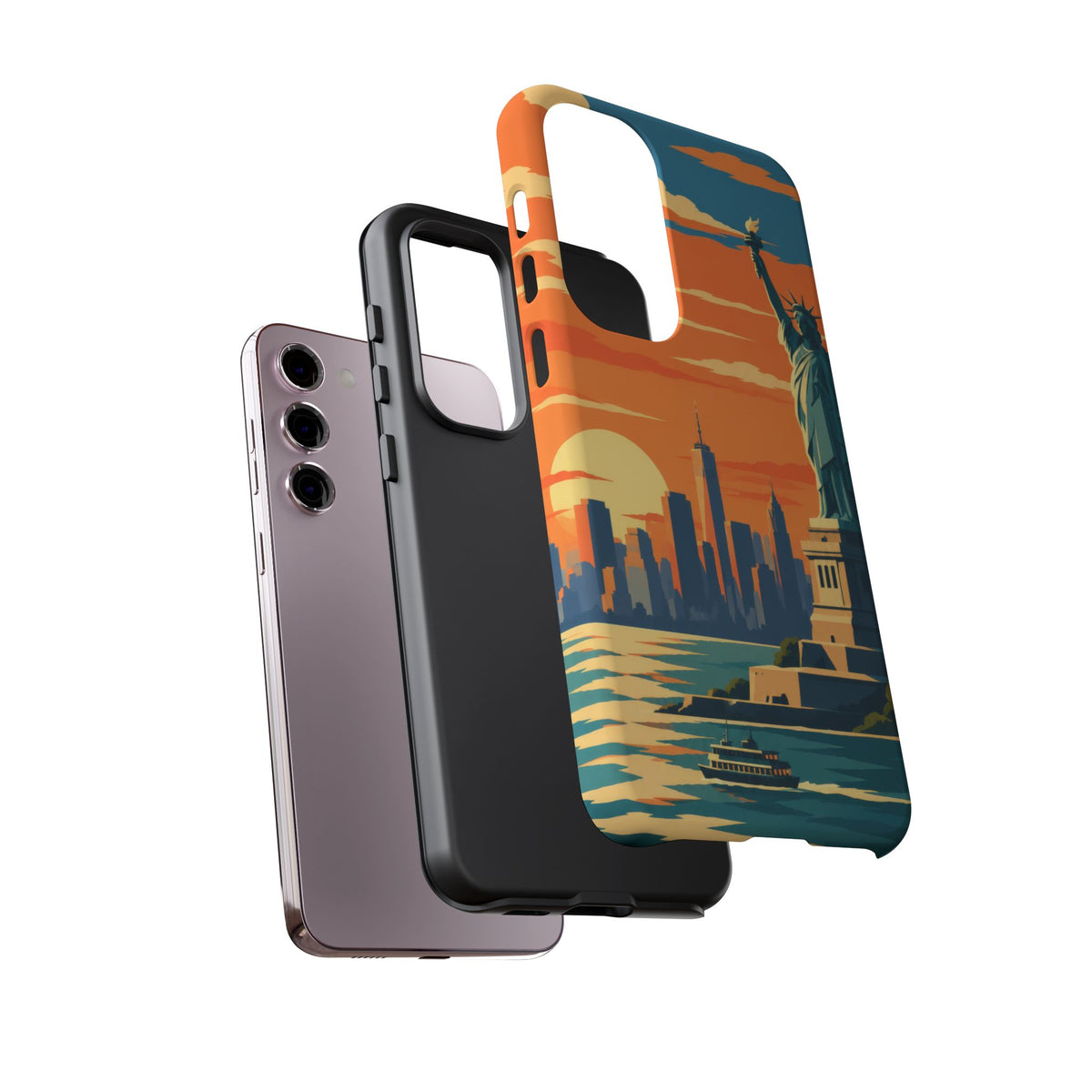 New York City — Harbor Liberty Samsung Galaxy Tough Case