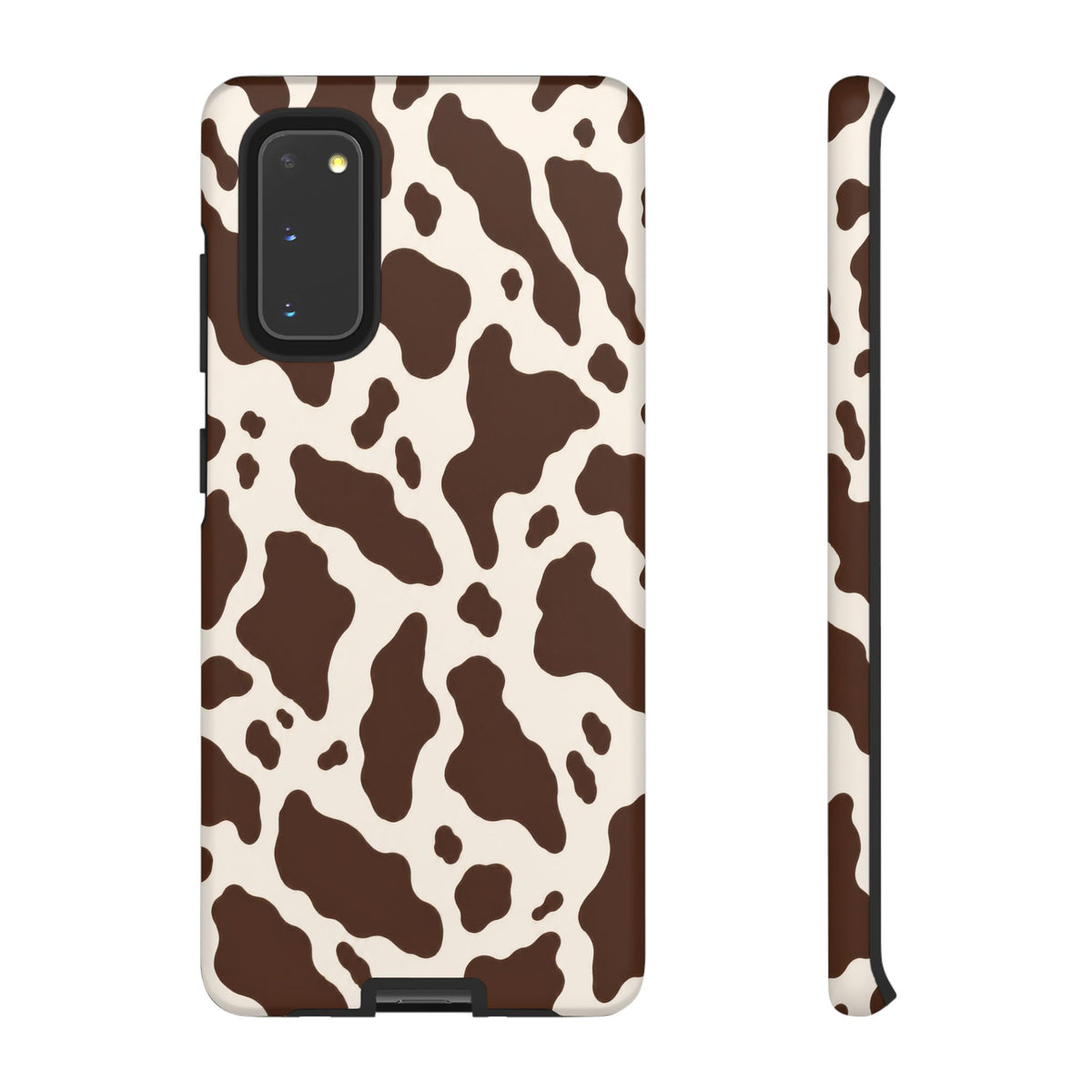 Cocoa Ranch Samsung Galaxy Tough Case | Brown Cow Print