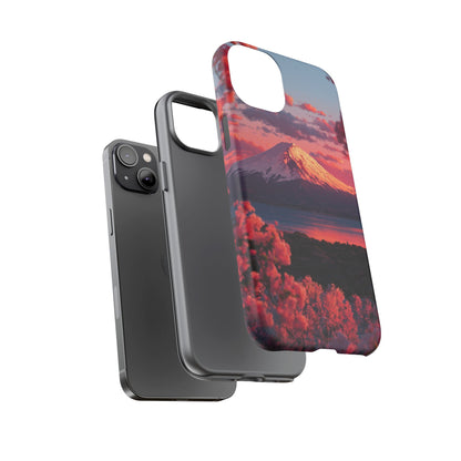 Fuji Rose Horizon iPhone Tough Phone Case