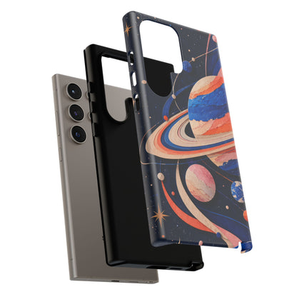 Cosmic Cut Paper Samsung Galaxy Tough Case | modern space