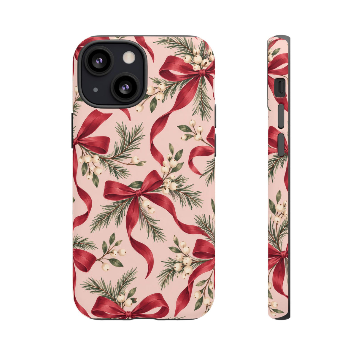 Ribbon Season iPhone Tough Case | christmas bows