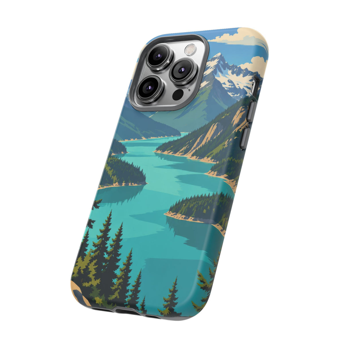 Cascades — Diablo Blue iPhone Tough Case