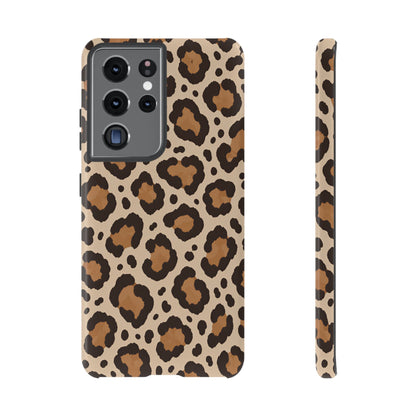 Leopard Print Samsung Galaxy Tough Case | Cocoa Wildcat
