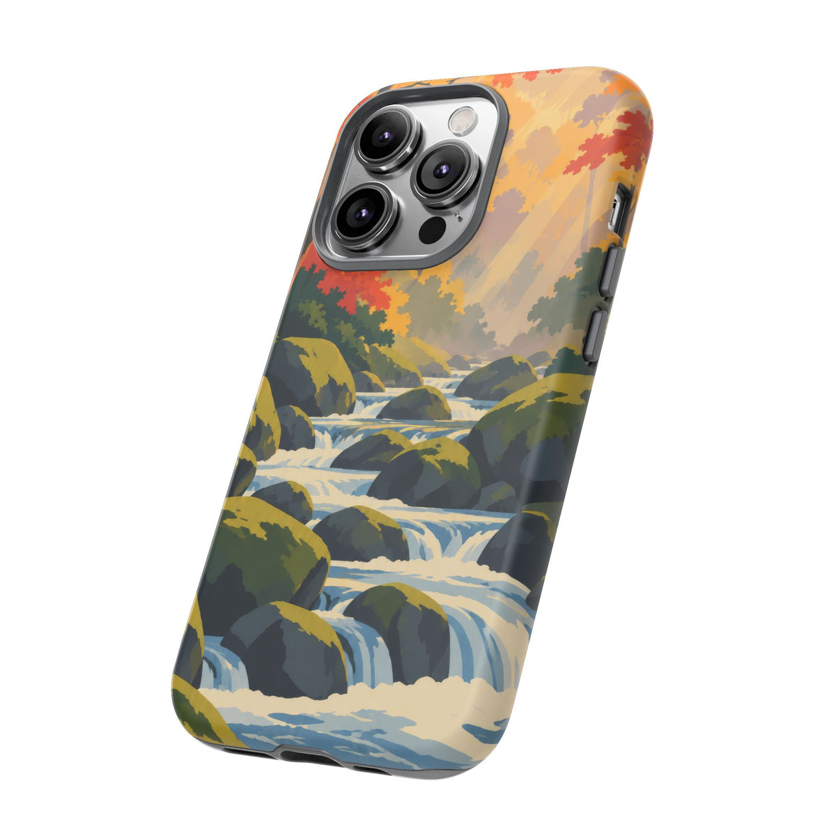 Great Smoky Mountains — Autumn Creek iPhone Tough Case