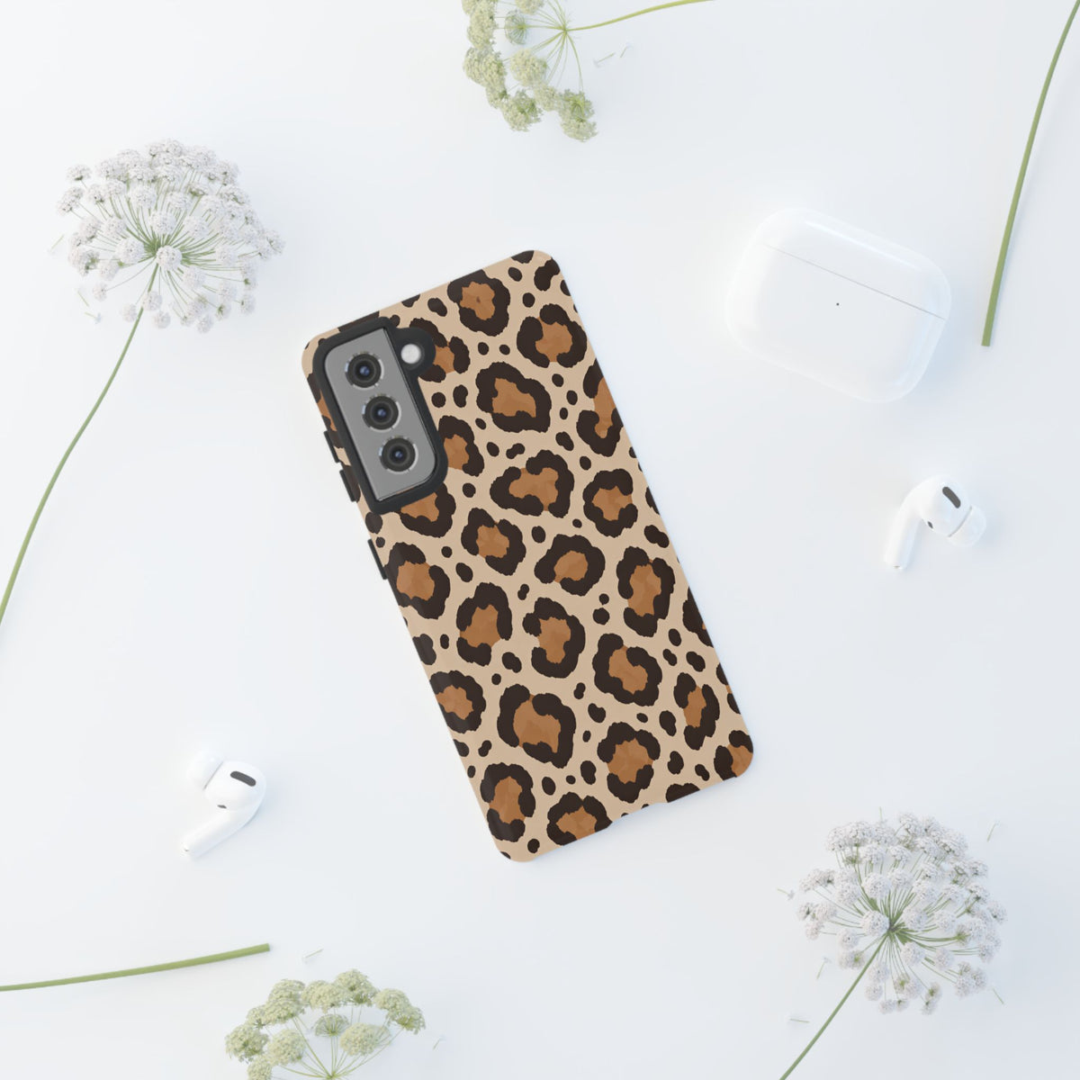 Leopard Print Samsung Galaxy Tough Case | Cocoa Wildcat