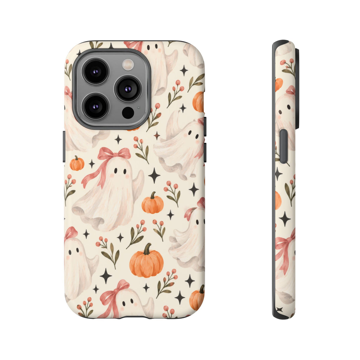 Blush Boo Social iPhone Tough Case | cute ghost
