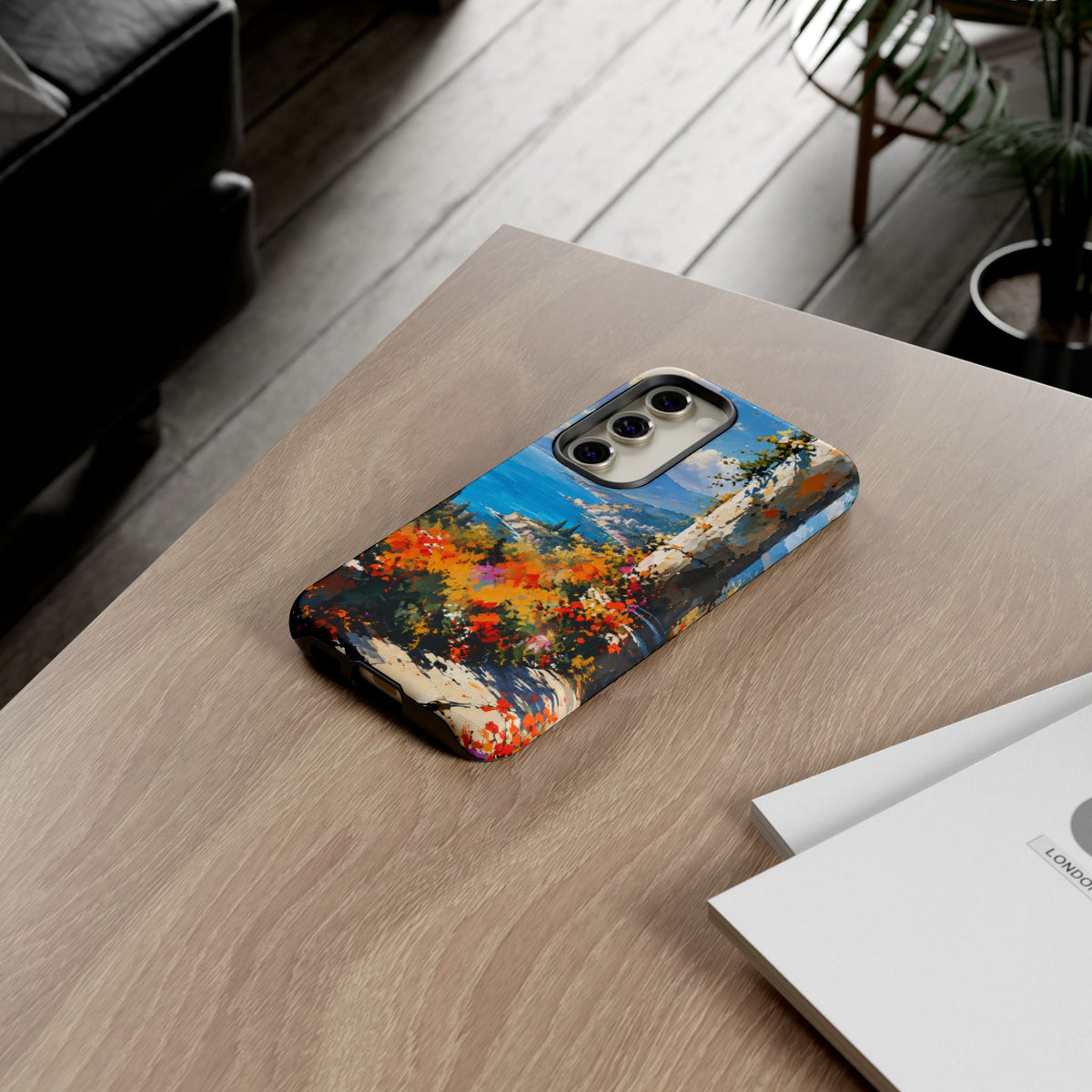 Azure Sanctuary Samsung Galaxy Tough Case | Painterly Coastal Landscape