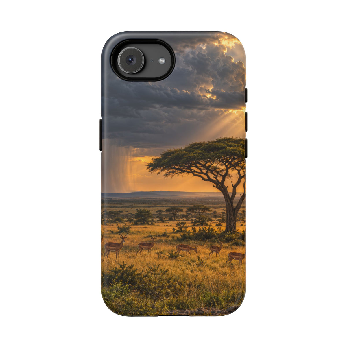 Stormlight on the Mara iPhone Tough Case | african storm
