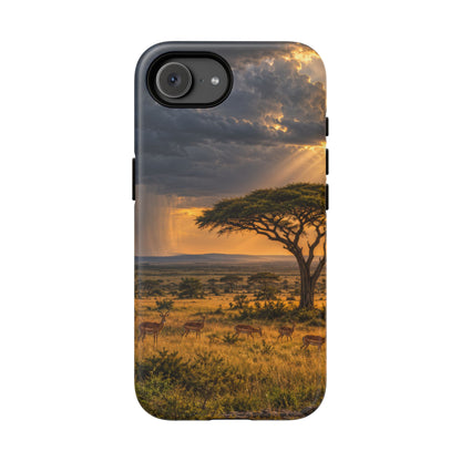 Stormlight on the Mara iPhone Tough Case | african storm