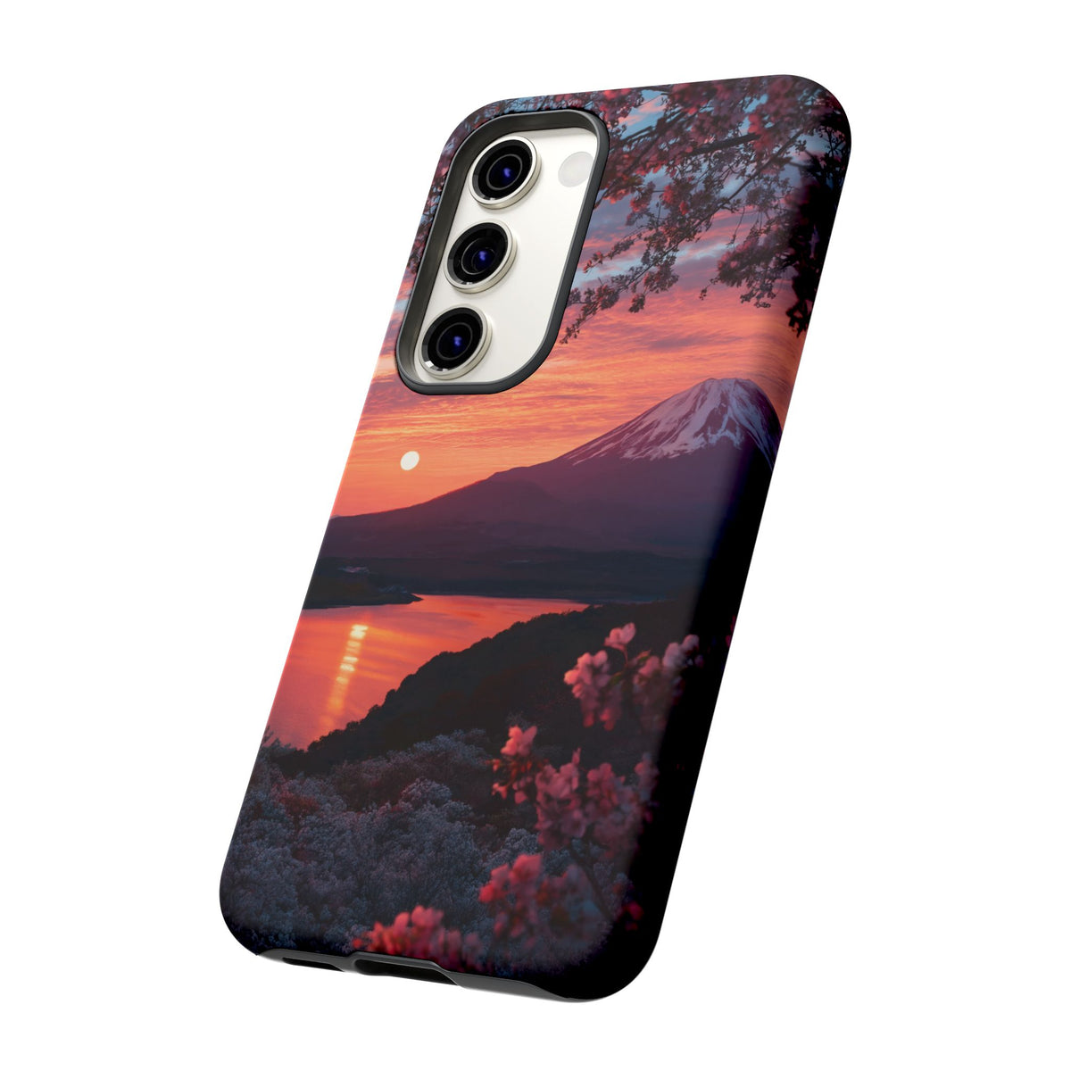 Fuji Moonlit Sakura Samsung Galaxy Tough Phone Case