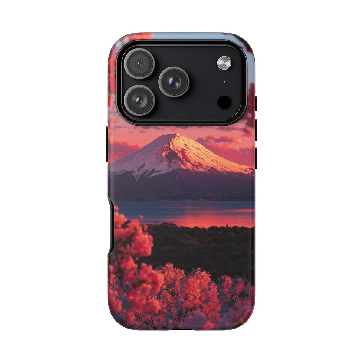 Fuji Rose Horizon iPhone Tough Phone Case
