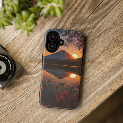 Fuji Golden Reflection iPhone Tough Phone Case