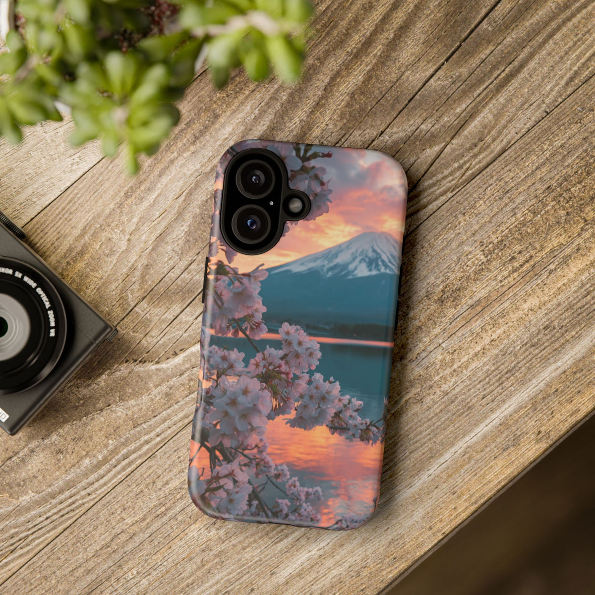 Fuji Petal Reflection iPhone Tough Phone Case