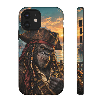 Pirate Gorilla iPhone Tough Case | Captain Silverback