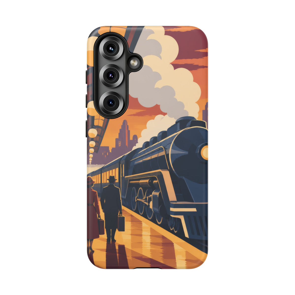 Travel by Train — Night Departure Samsung Galaxy Tough Case | train travel