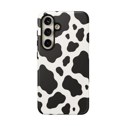 Classic Holstein Samsung Galaxy Tough Case | Black & White Cow Print