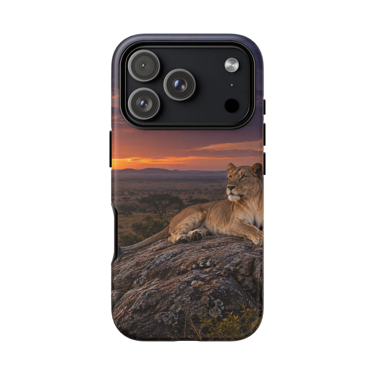 Lioness in the Blue Hour iPhone Tough Case