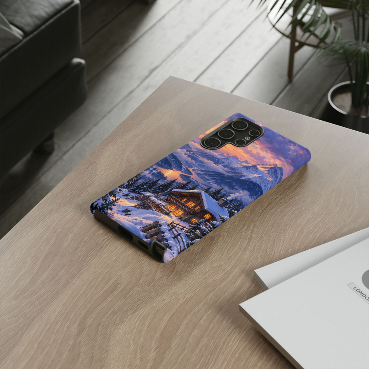 Alpine Hearth Samsung Galaxy Tough Case | winter cabin