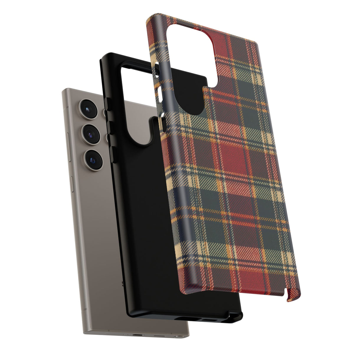 Highland Holiday Samsung Galaxy Tough Case | christmas plaid