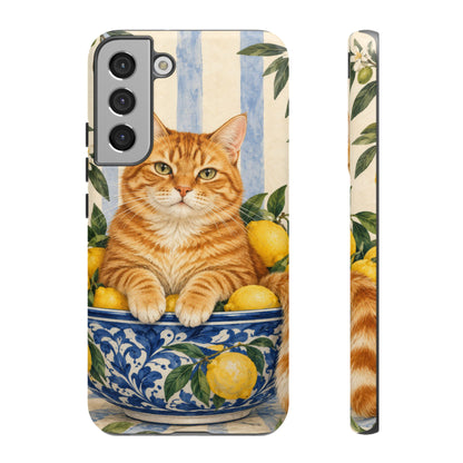 Citrus Inspector Samsung Galaxy Tough Case | ginger cat