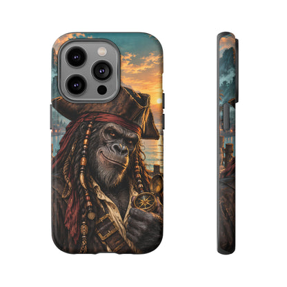 Pirate Gorilla iPhone Tough Case | Captain Silverback