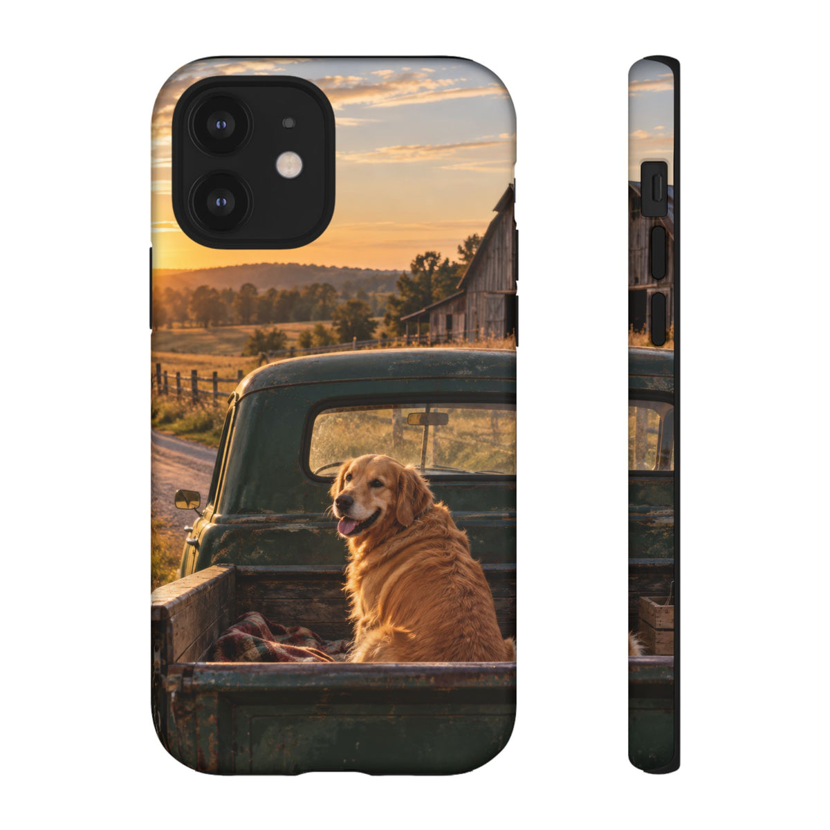 Sunday Road Golden iPhone Tough Case | golden retriever