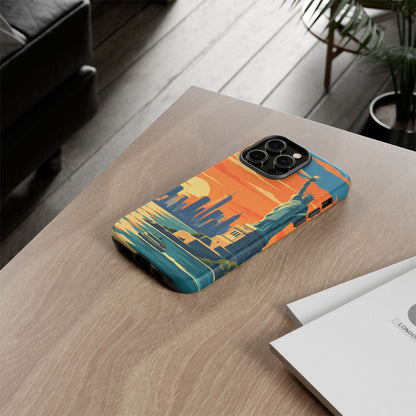 New York City — Harbor Liberty iPhone Tough Case