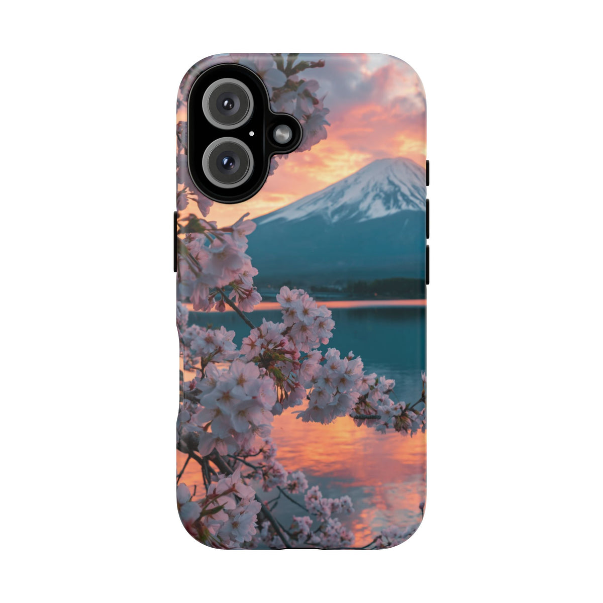 Fuji Petal Reflection iPhone Tough Phone Case