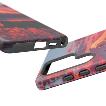 Fuji Rose Horizon Samsung Galaxy Tough Phone Case