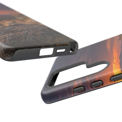 Lioness in the Blue Hour Samsung Galaxy Tough Case