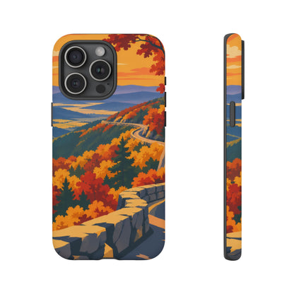 Skyline Drive — Overlook Gold iPhone Tough Case