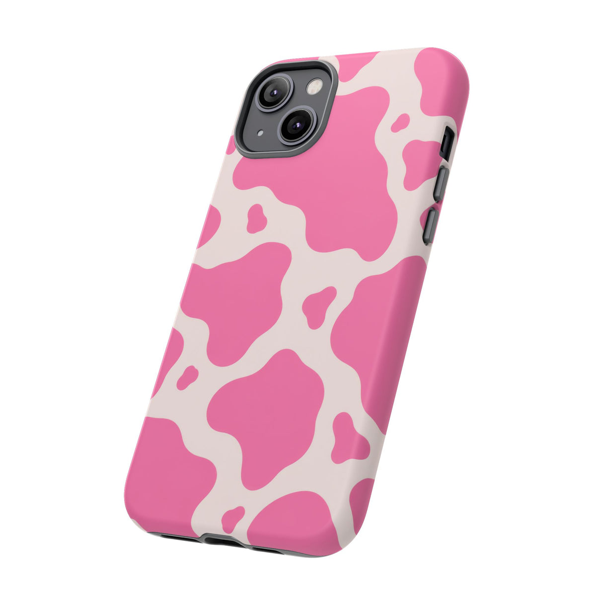 Strawberry Milk iPhone Tough Case | Pink Cow Print