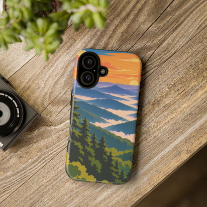 Great Smoky Mountains — Morning Veils iPhone Tough Case