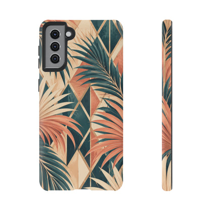 Coral Palm Pavilion Samsung Galaxy Tough Case | art deco