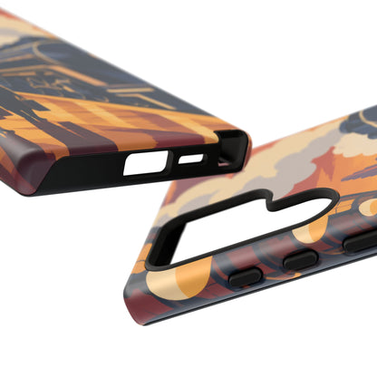 Travel by Train — Night Departure Samsung Galaxy Tough Case | train travel