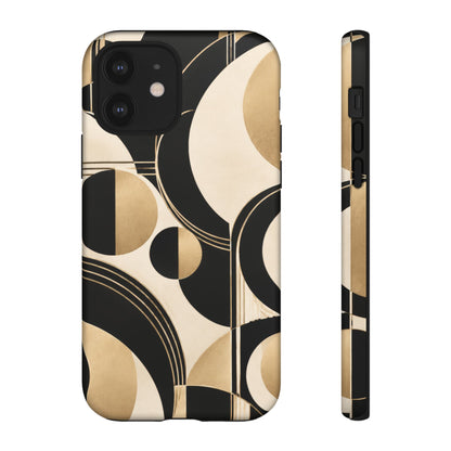 Pearl Orbit iPhone Tough Case | art deco
