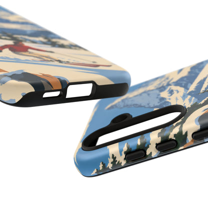 Swiss Skiing — Downhill Arc Samsung Galaxy Tough Case